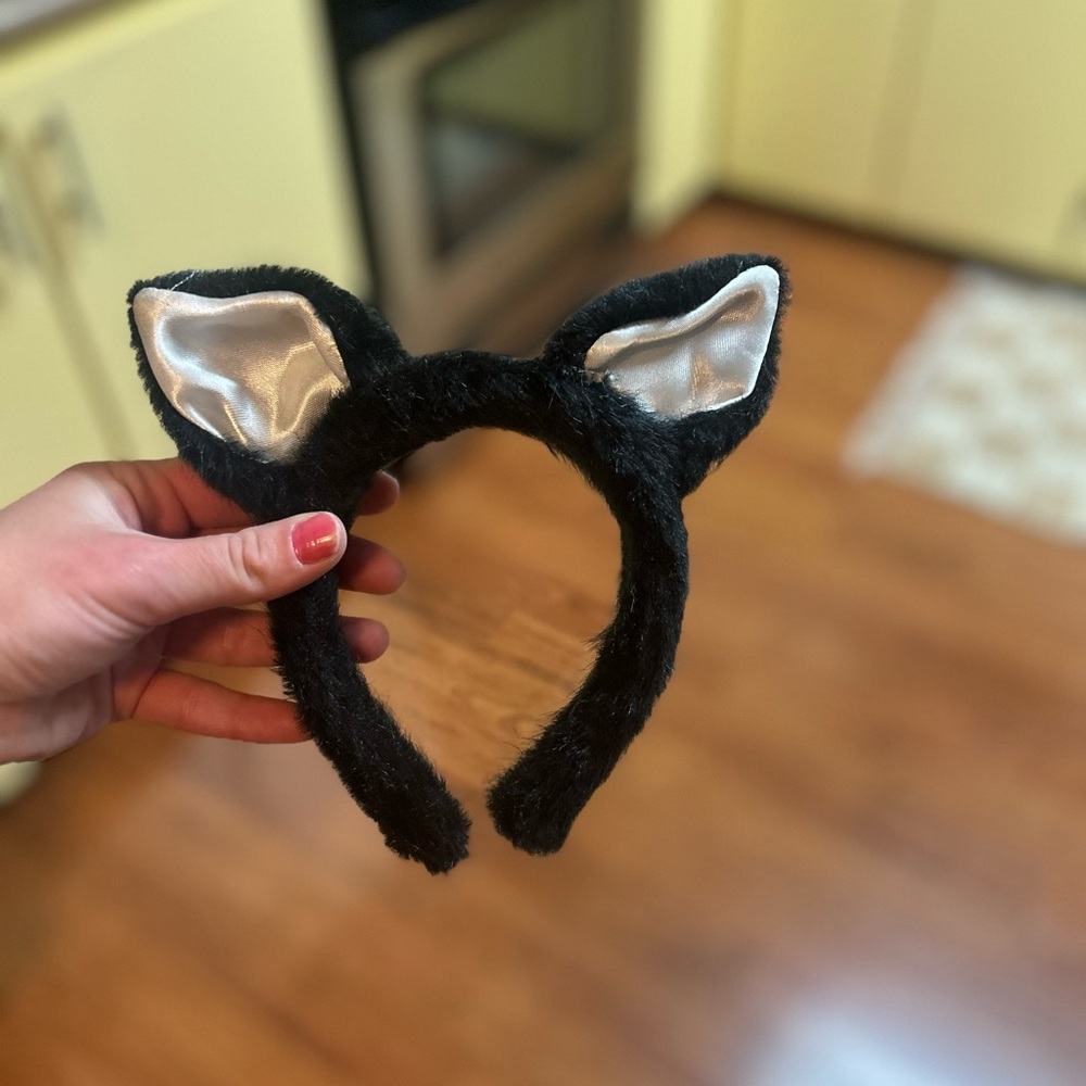 Black Cat Ear Headband